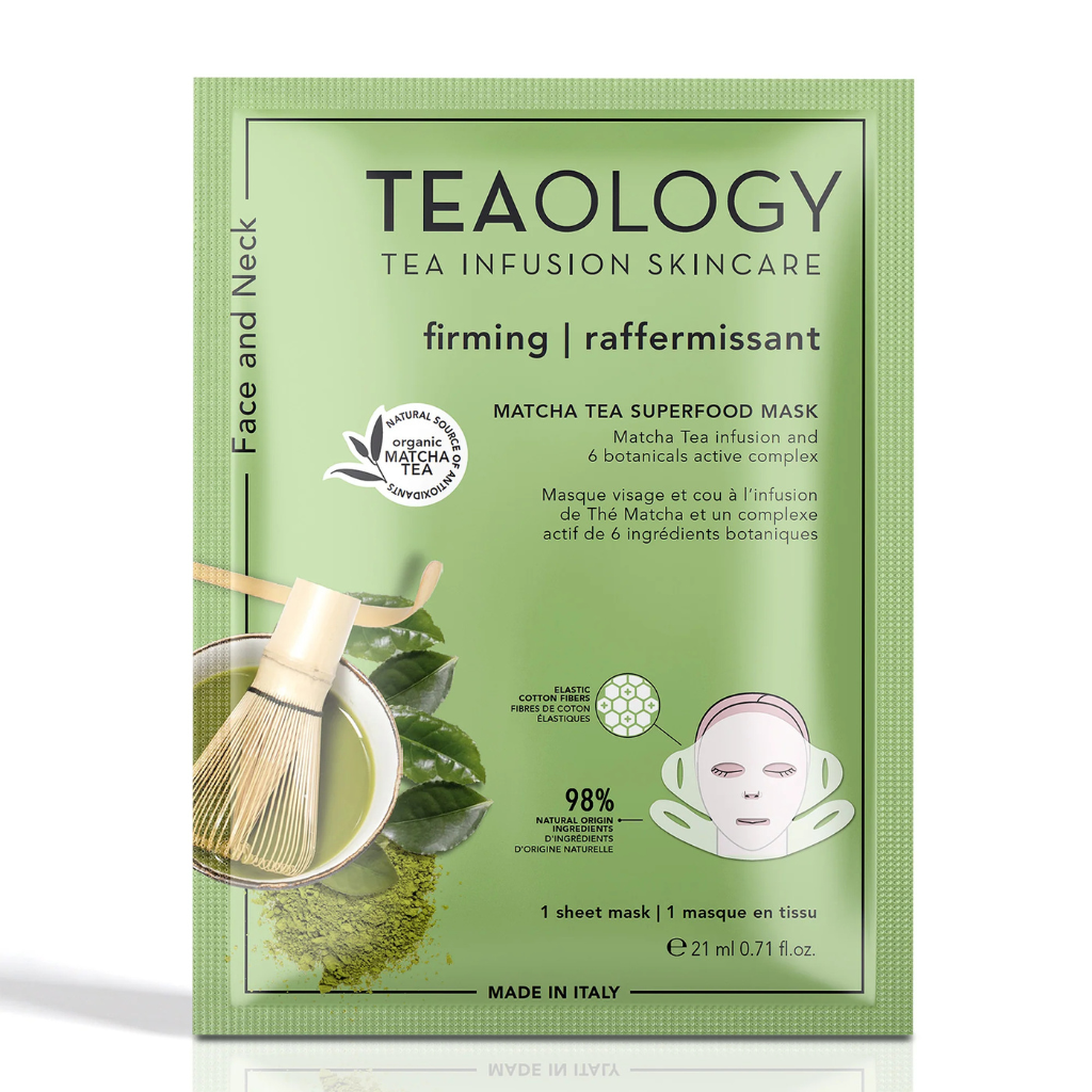 1+1 GRATIS - Teaology Gezichtsmasker Matcha Tea Superfood Mask