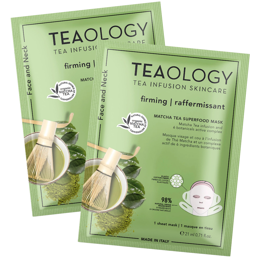 1+1 GRATIS - Teaology Gezichtsmasker Matcha Tea Superfood Mask