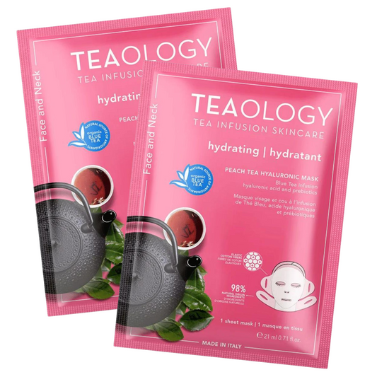 Teaology gezichtsmasker - Peach Tea Hyaluronic Mask