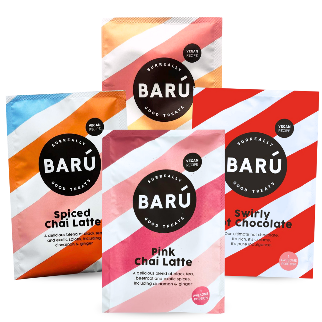 BARÚ Chai Latte testpakket + GRATIS Swirly Hot Chocolate