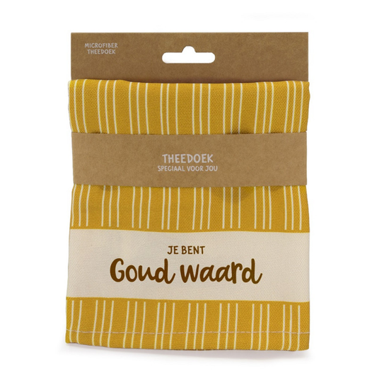 Theedoek - Goud waard