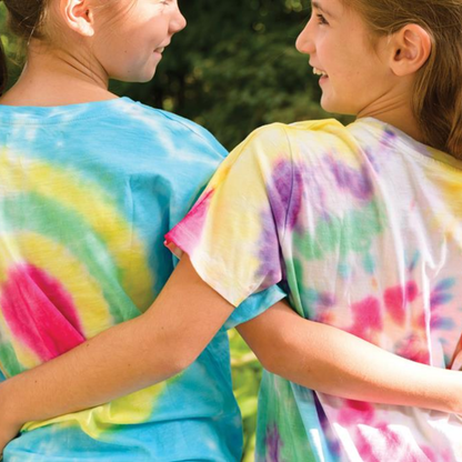 Tie dye kunst set met 5 kleuren