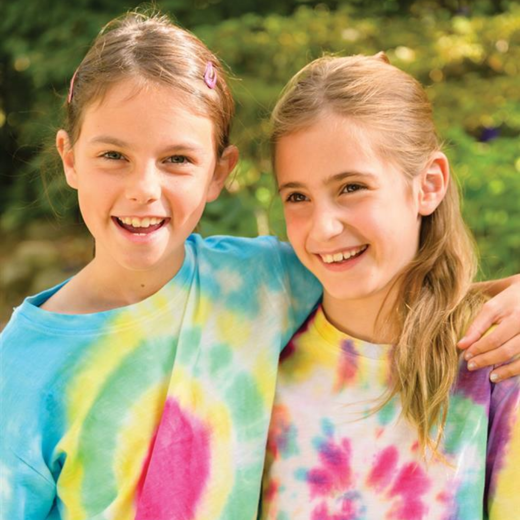 Tie dye kunst set met 5 kleuren