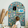 Tix-Mix magnetische tekenmuur met 2 krijtjes
