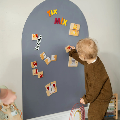 Tix-Mix magnetische tekenmuur met 2 krijtjes
