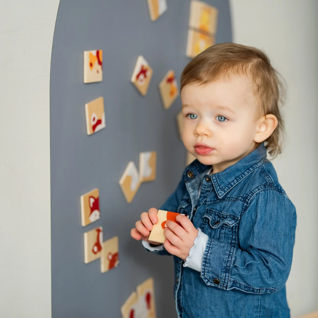 Tix-Mix magnetische tekenmuur met 2 krijtjes