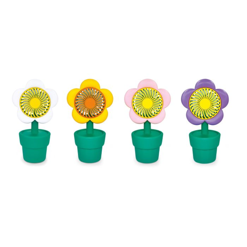 Draagbare mini ventilator USB bloem
