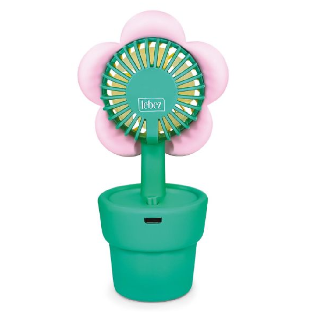 Draagbare mini ventilator USB bloem