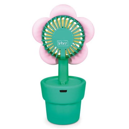 Draagbare mini ventilator USB bloem