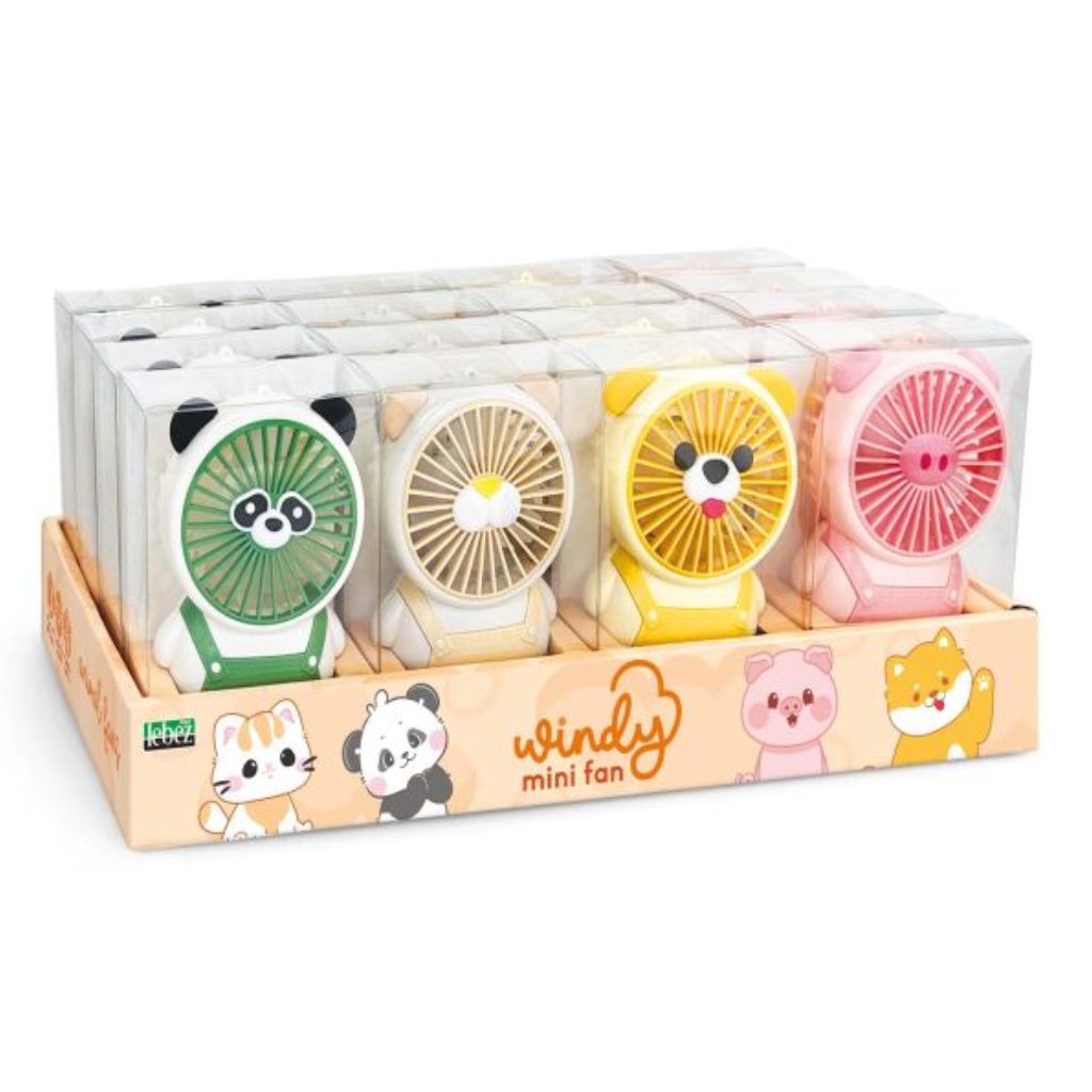 Draagbare mini ventilator USB dieren
