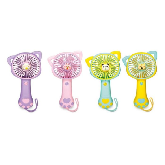 Draagbare mini ventilator USB kattenpoot