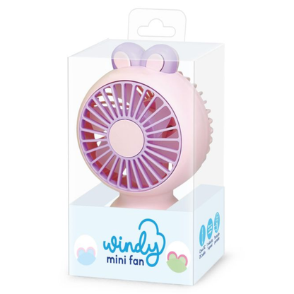 Draagbare mini ventilator USB konijntje