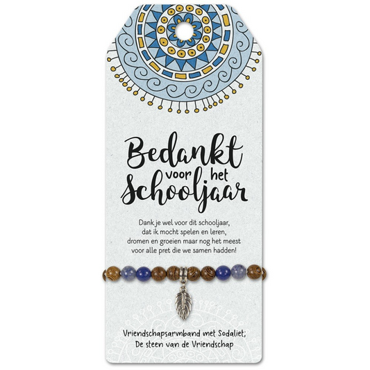 Armband - Bedankt voor het schooljaar