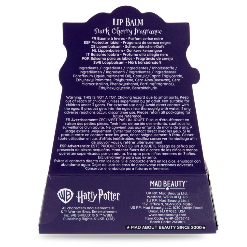 Harry Potter Sorteerhoed Lippenbalsem - Kersengeur 5 gram