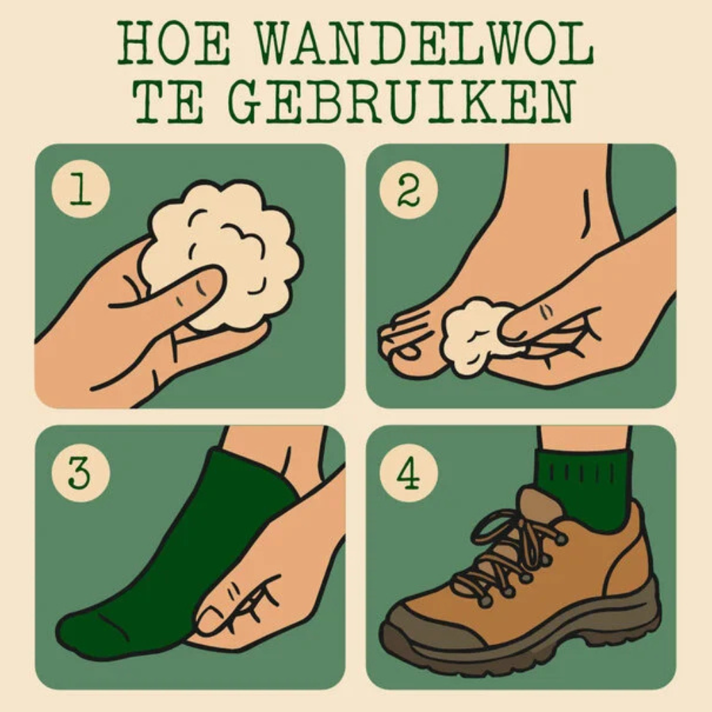 Natuur Wol - Natuurlijke bescherming voor voeten