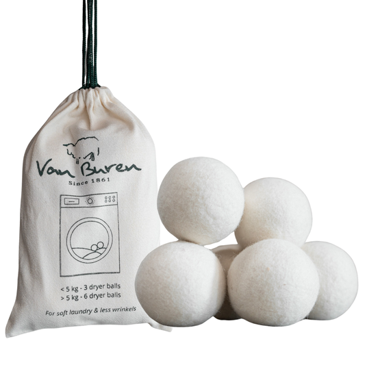 Wollen wasdrogerballen - 6 stuks