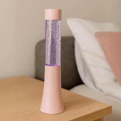 Flared glitterlamp