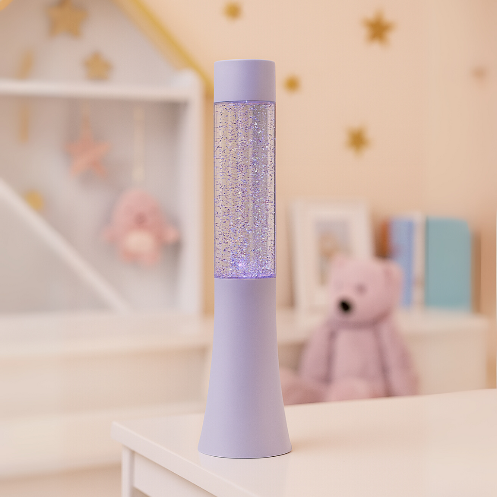 Flared glitterlamp
