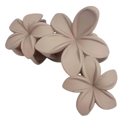 Haarclip met 3 Hawaii bloemen