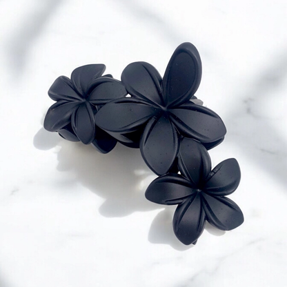 Haarclip met 3 Hawaii bloemen