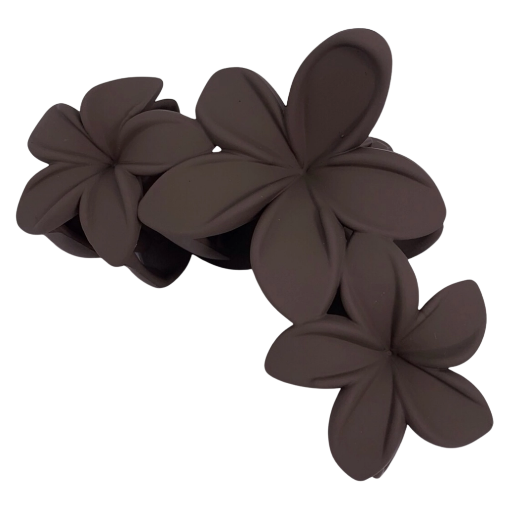 Haarclip met 3 Hawaii bloemen