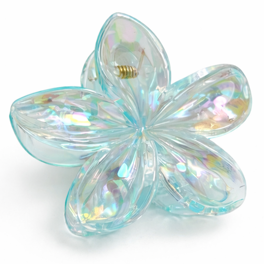 Haarclip in de vorm van Hawaii bloem glitter