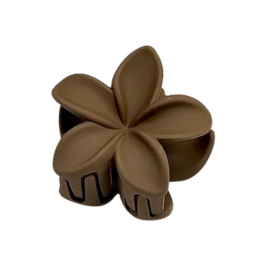 Haarclip mini in de vorm van Hawaii bloem