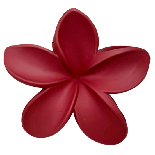 Haarclip in de vorm van Hawaii bloem