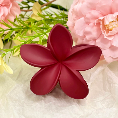 Haarclip in de vorm van Hawaii bloem