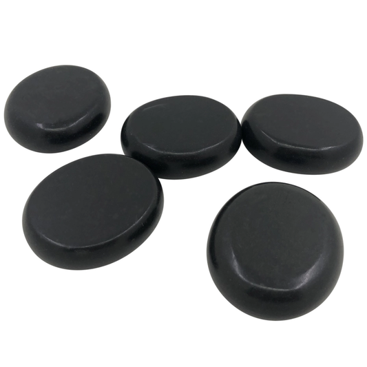 Hot stone massage stenen van basalt - Set van 5