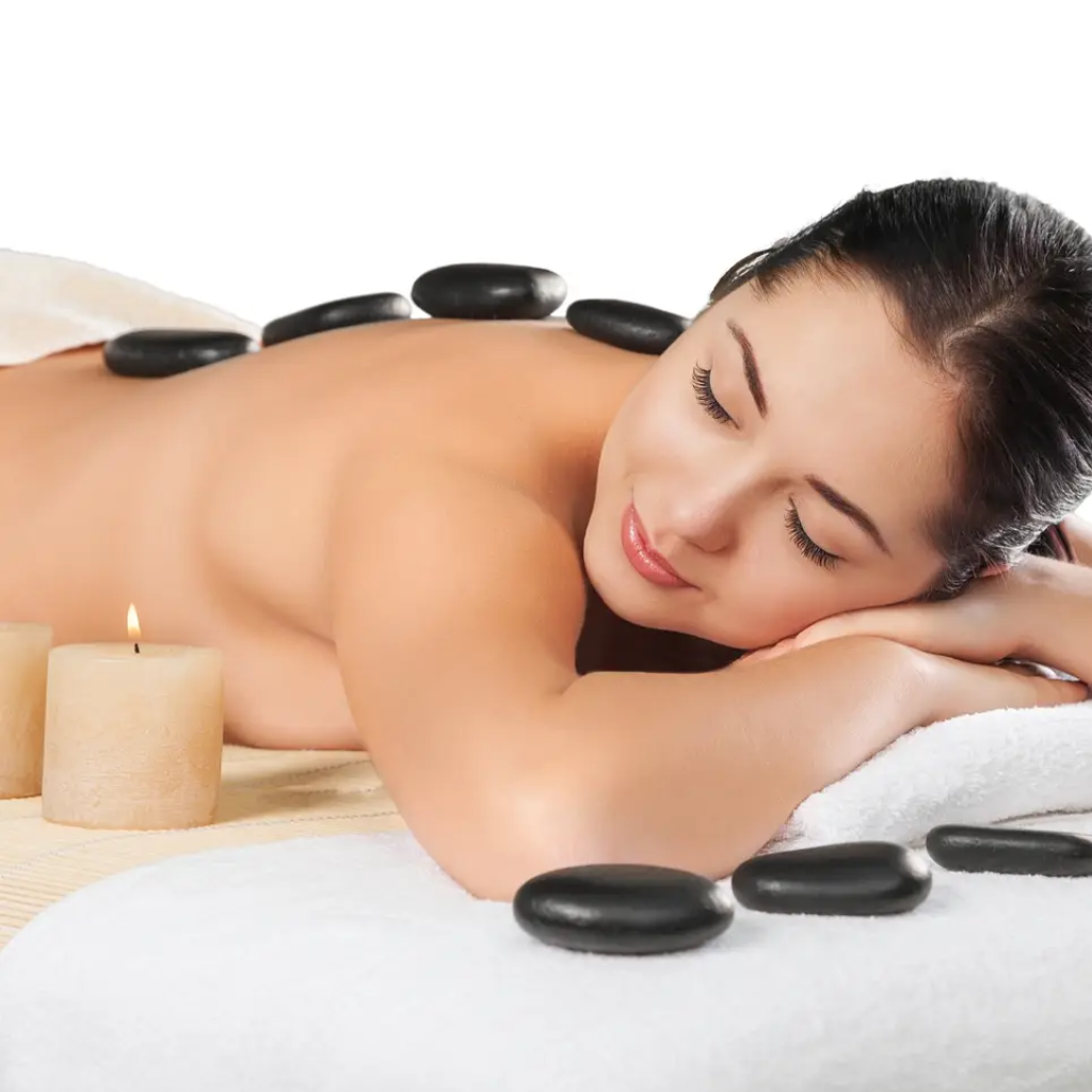 Hot stone massage stenen van basalt - Set van 5