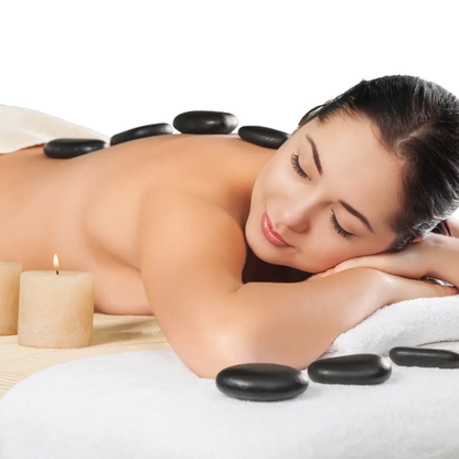 Hot stone massage stenen van basalt - Set van 5