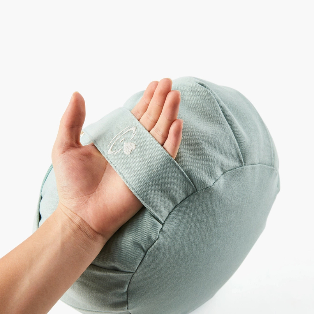 Zafu meditatiekussen met natuurlijke tarwebalgvulling