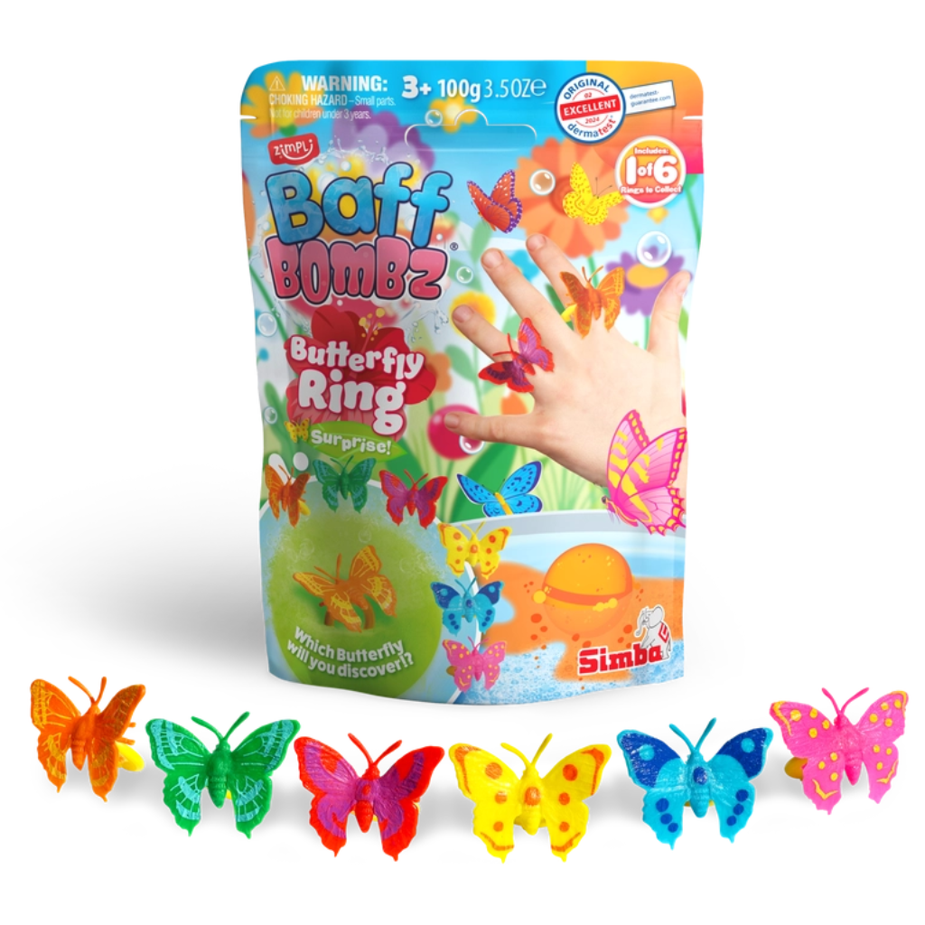 Bruisbal met surprise vlinderring - 100 gram