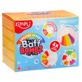 Multicolor Special effect bruisballen - 4 stuks