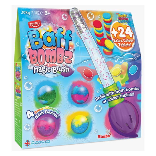 Bruisballen met magic brush