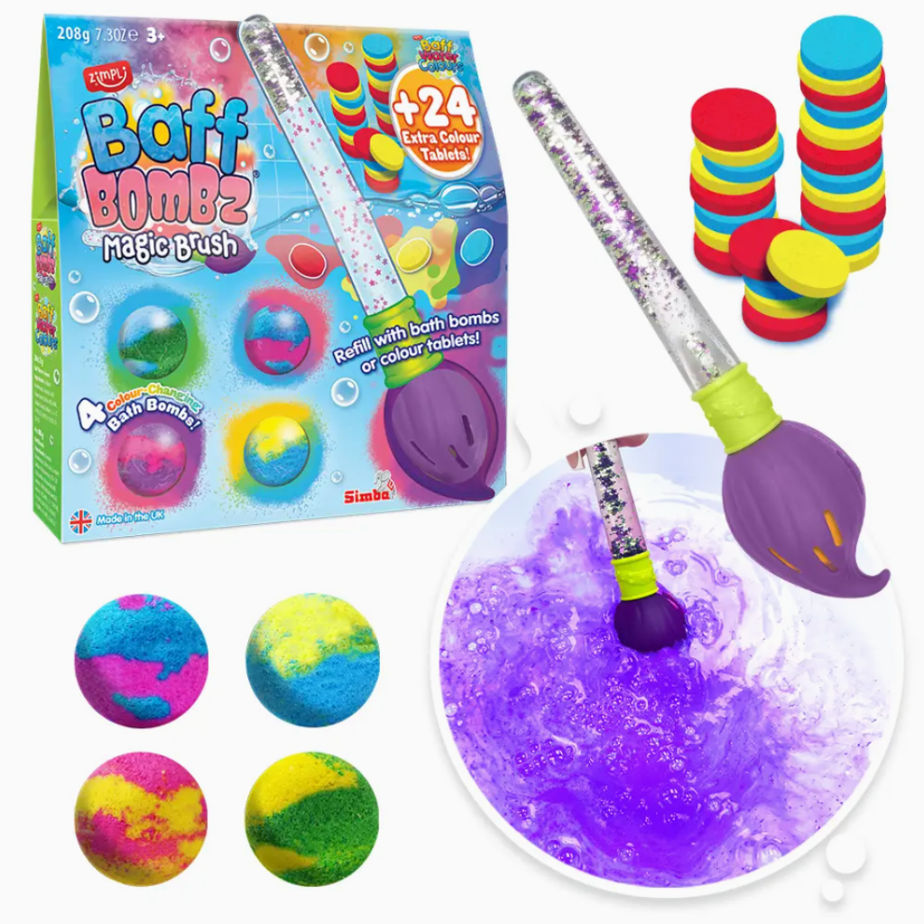 Bruisballen met magic brush