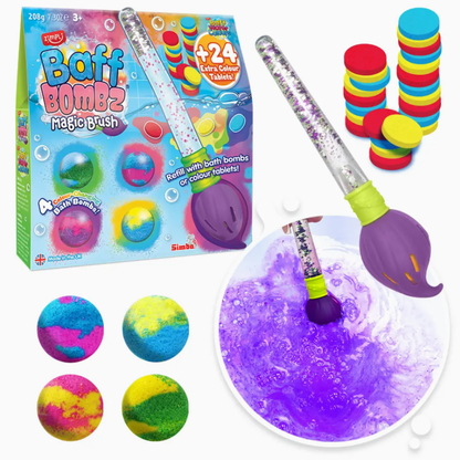 Bruisballen met magic brush