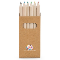 Kleurpotloodjes 6 stuks