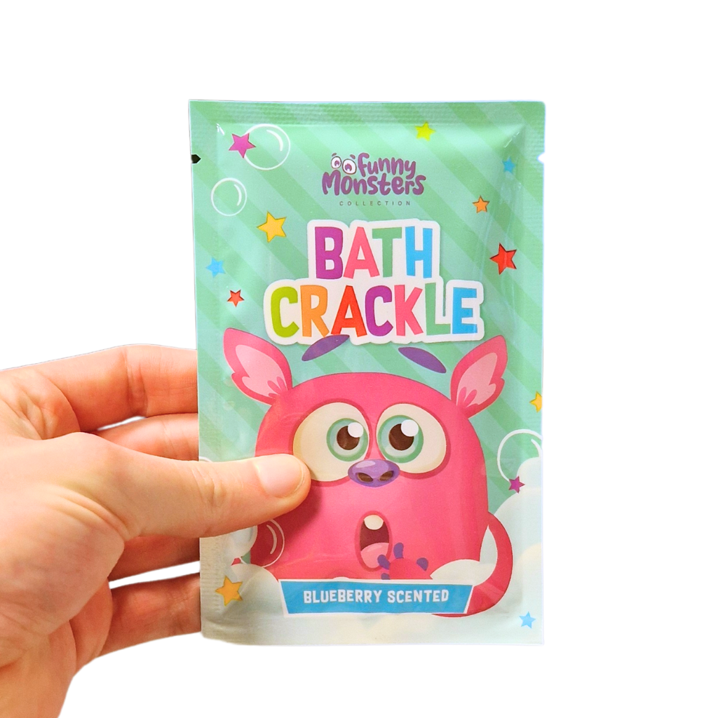 Funny monsters knetterend badzout