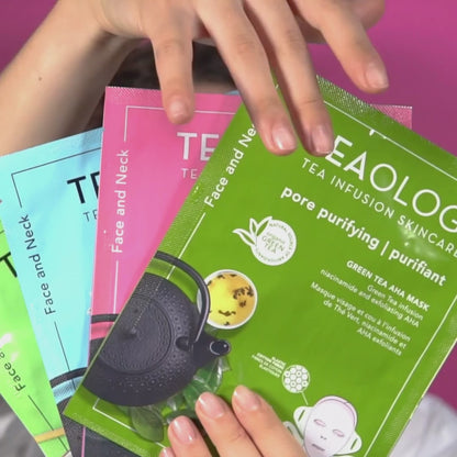 Teaology - Gezichtsmasker Peach Tea Hyaluronic Mask - 1+1 GRATIS