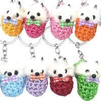Sleutelhanger Mini fox in buidel