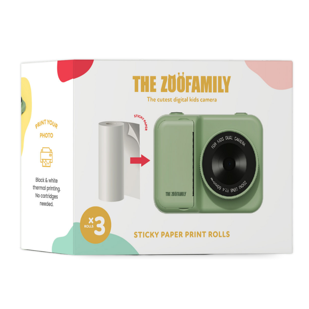 Zoo Camera - Sticky Papieren rollen set (3 rollen)