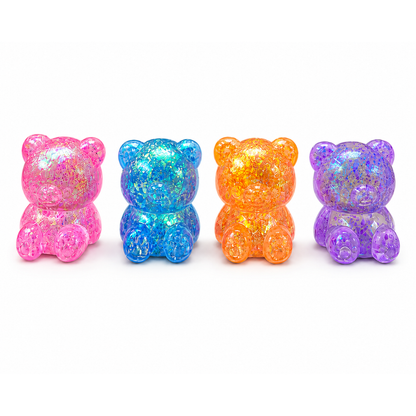 Squishy Gummy Bear - Glitter Fidget