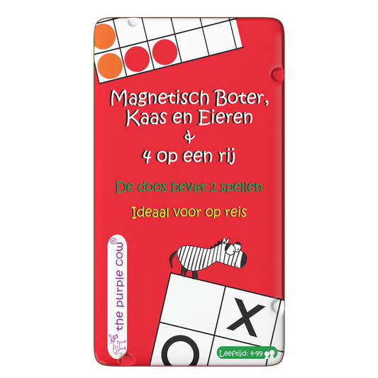 Magnetische reisspelletje in tinnen blik