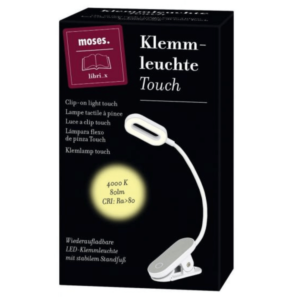 Leeslamp met clip - USB oplaadbaar