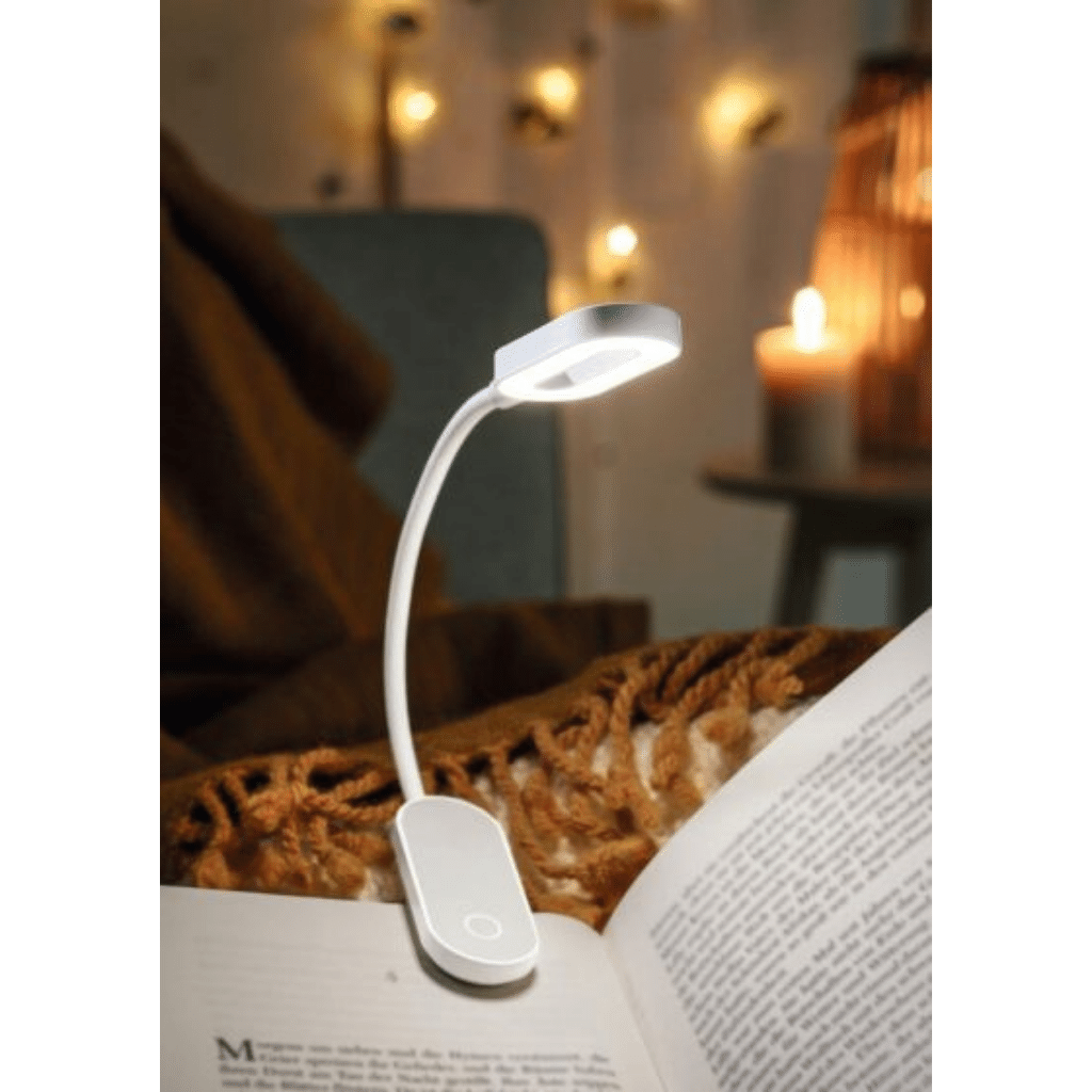 Leeslamp met clip - USB oplaadbaar
