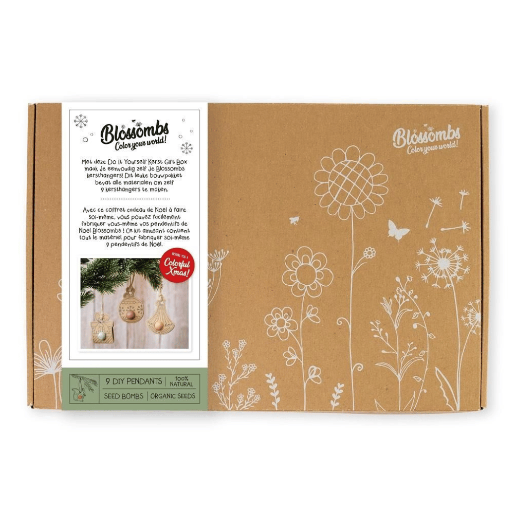 Blossombs bloembommetjes - DIY kersthangers (9 stuks)