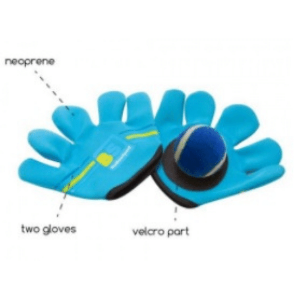 Klittenband spel handschoenen