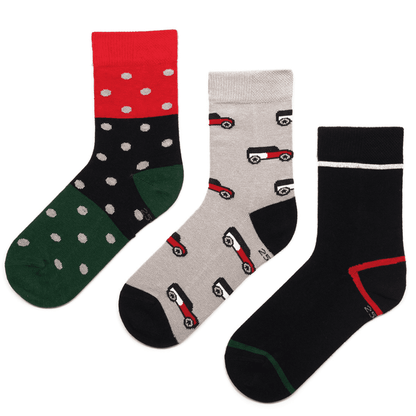 3 Paar sokken - Voertuigen